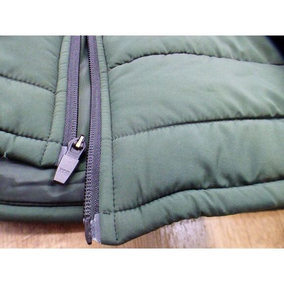 Zella Mixed Media Men's Recycled Polyester Jacket, Olive Green, Sz. S-tear - Picture 9 of 13